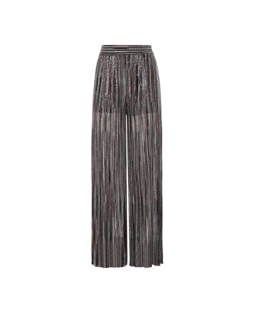 Missoni Gray Wide Trousers