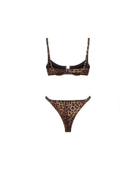 Mc2 Saint Barth Brown Bikinis