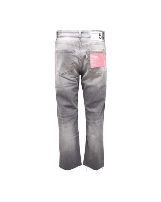 Department 5 Gray Flare Jeans