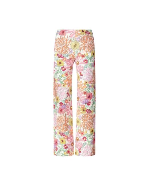 Straight Trousers Seductive de color Pink