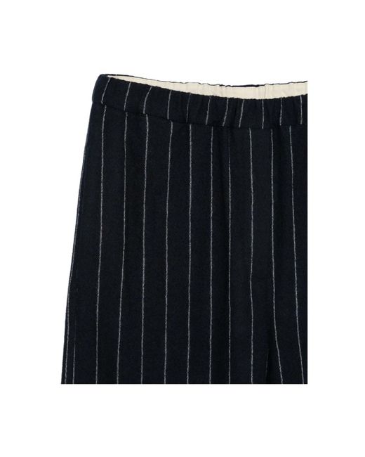 Alysi Black Straight Trousers