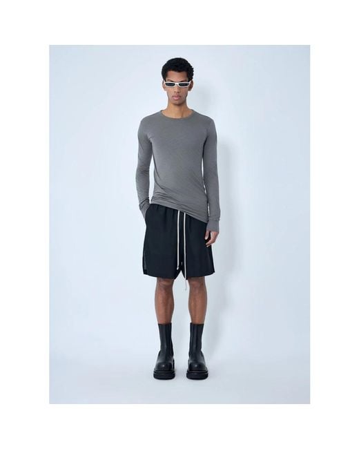 Rick Owens Blue Casual Shorts for men