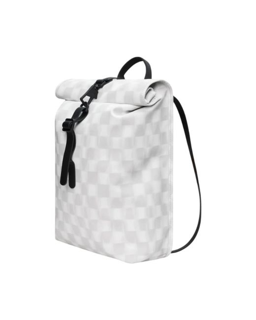 Rains White Backpacks for men