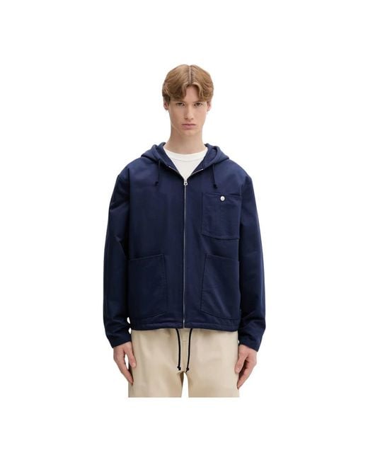 KENZO Signature Utility Jacket in het Blue voor heren