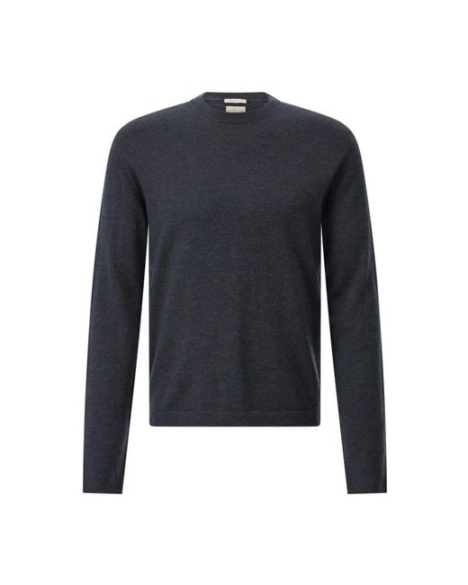Massimo Alba Round-Neck Knitwear in het Blue voor heren