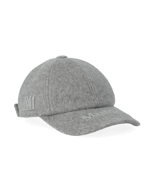 Max Mara Gray Hats