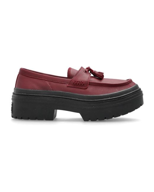 Converse Red Loafers