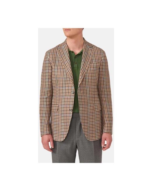 Oscar Jacobson Ferry Soft Blazer in het Brown voor heren