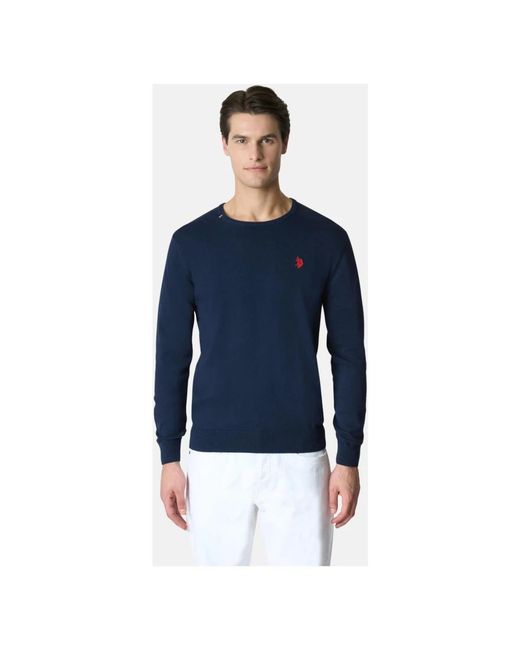 U.S. POLO ASSN. Burt Pullover in het Blue voor heren
