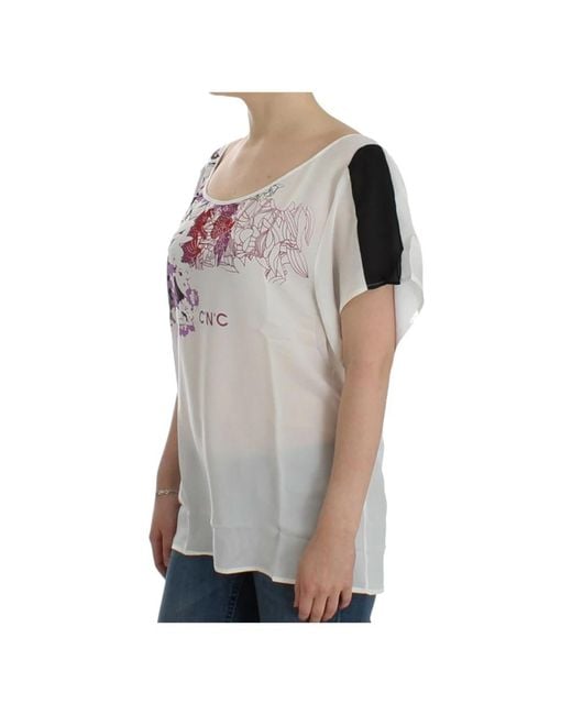 CoSTUME NATIONAL Gray Blouses