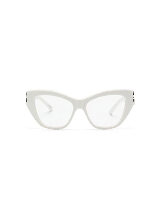 Balenciaga White Glasses