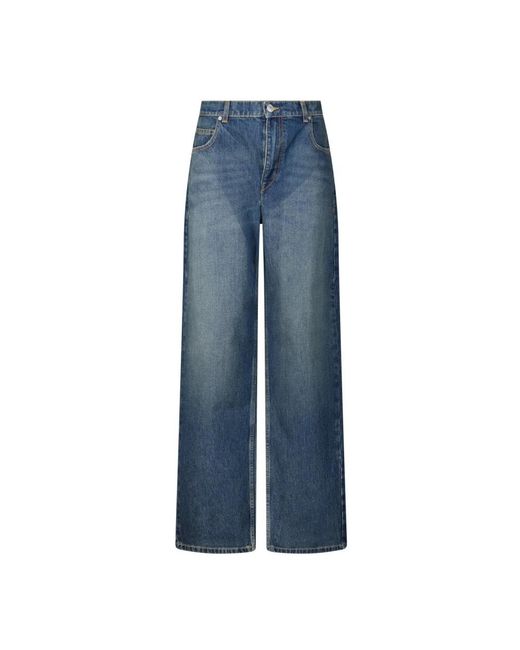 Isabel Marant Blue Straight Fit Jeans
