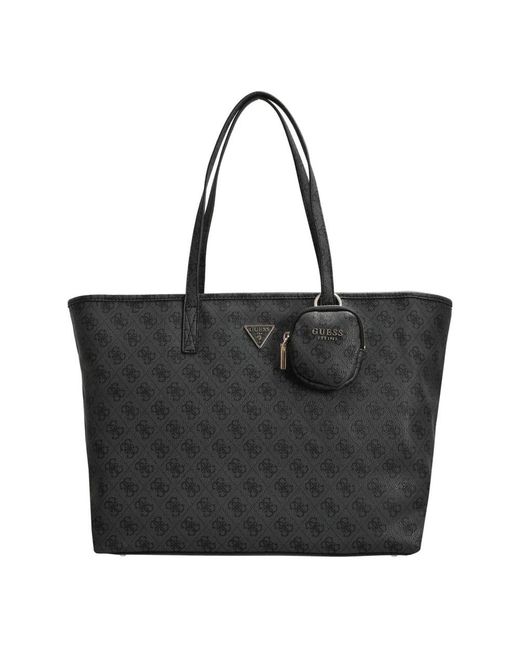 Guess Black Shopping Bags