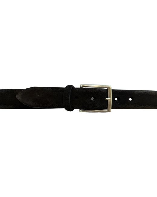Alberto Luti Black Belts for men