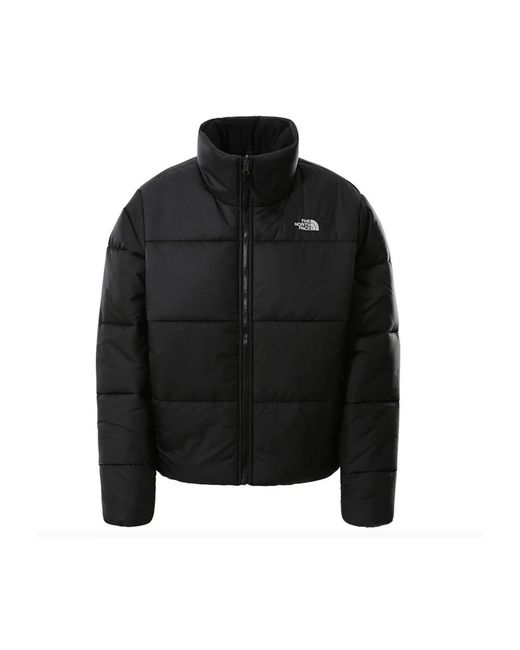 The North Face Fitness ,Zwart ,Retro-Moderne Geometrische Jas in het Black