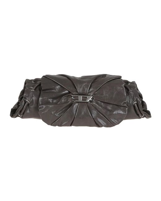 DIESEL Brown Stilvolle Crossbody-Tasche Mit Einzigartigem Klappendesign
