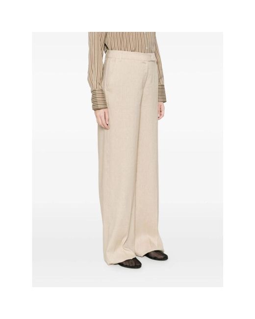 Marella Natural Wide Trousers