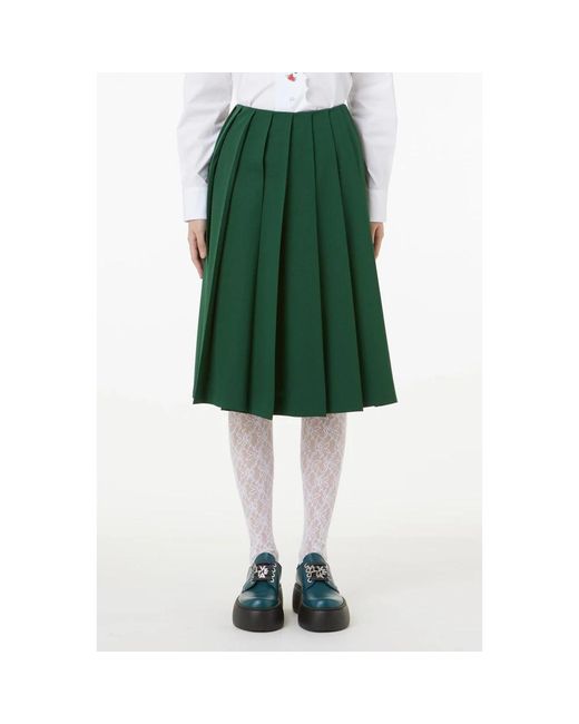 Vivetta Green Midi Skirts