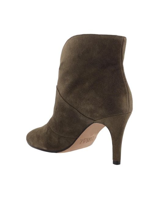 Toral Brown Heeled Boots