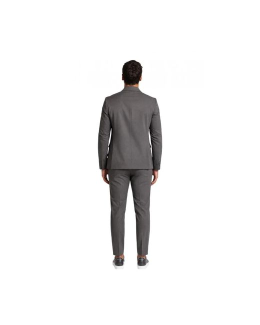 Single Breasted Suits Bharnaba de hombre de color Black