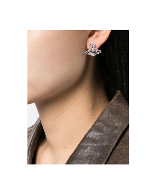 Accessories > jewellery > earrings Vivienne Westwood en coloris Metallic