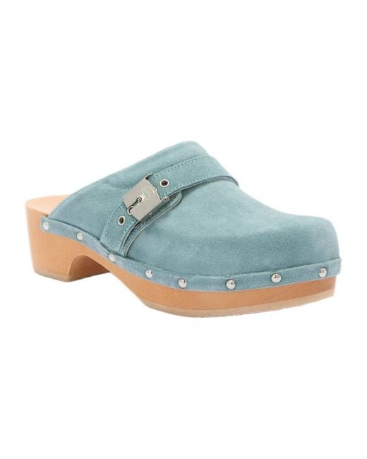 Clogs Scholl en coloris Blue