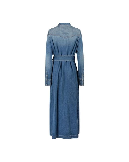 Golden Goose Deluxe Brand Blue Shirt Dresses