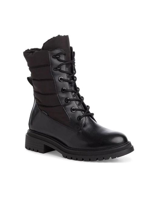 Lace-Up Boots di Tamaris in Black