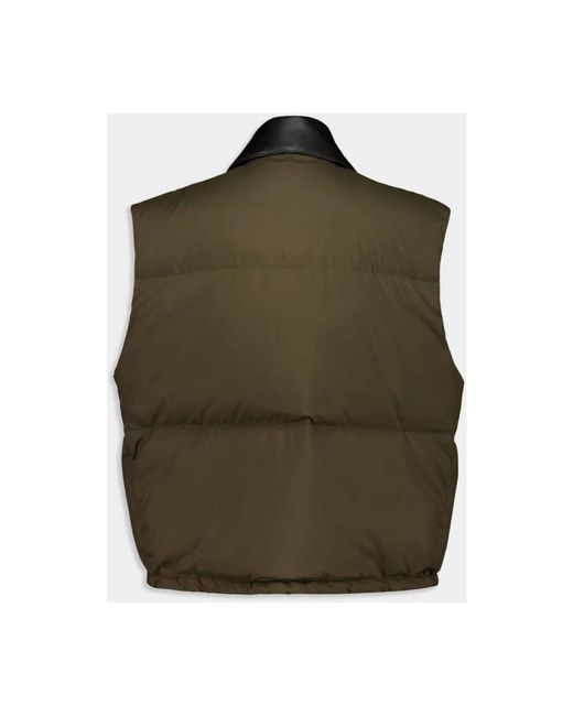 Miu Miu Green Waistcoats