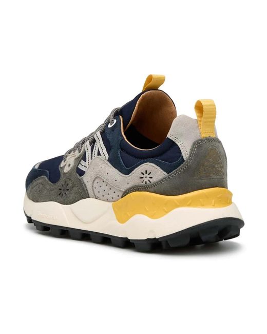 Flower Mountain Blue Sneakers for men