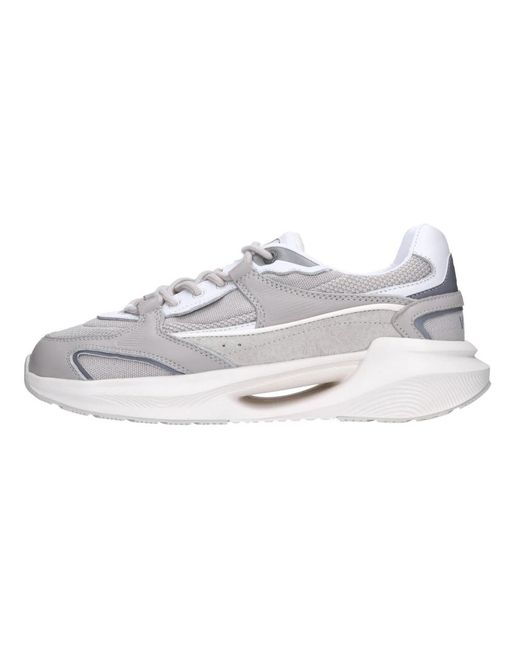 Date Schoenen ,Grijs ,Leer Vela Hybrid Lightgrigio-Bianco Sneakers in het White voor heren