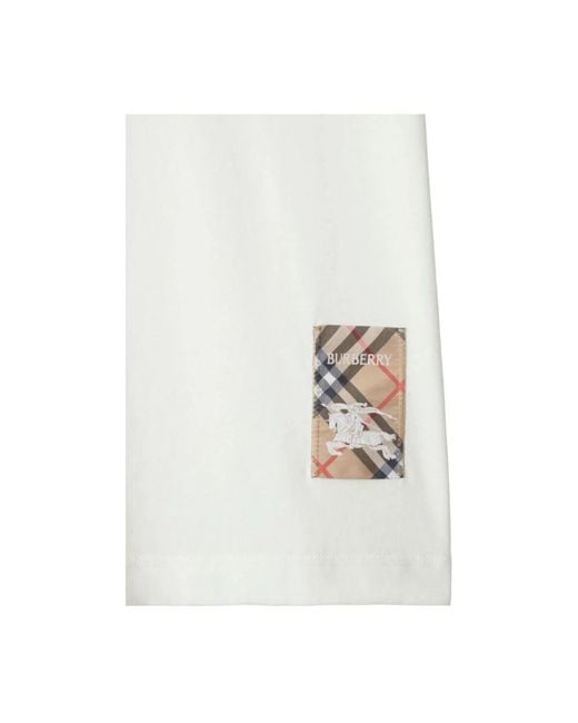 Burberry White T-Shirts for men