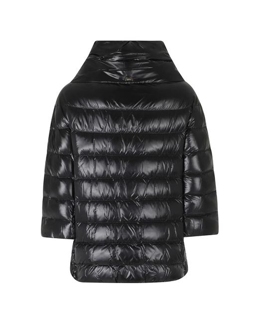 Herno Jassen ,Zwart ,Down Jassen in het Black