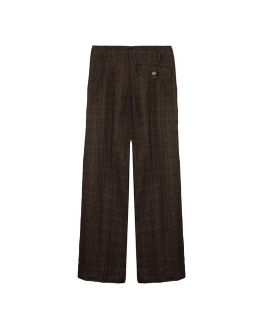 Kiltie Brown Wide Trousers