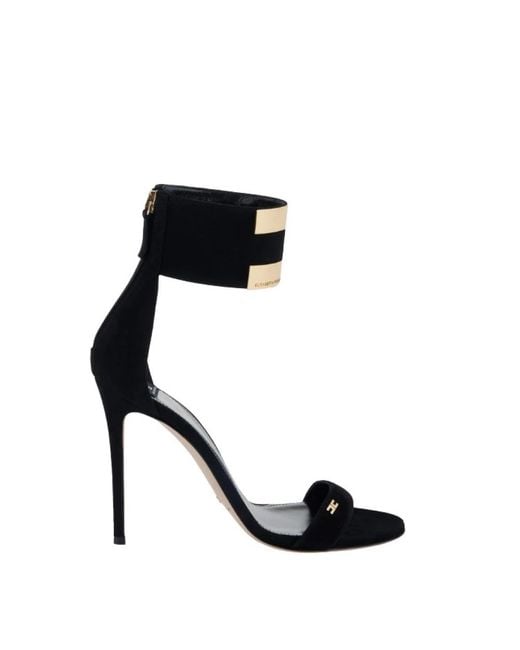 Elisabetta Franchi Black High Heel Sandals