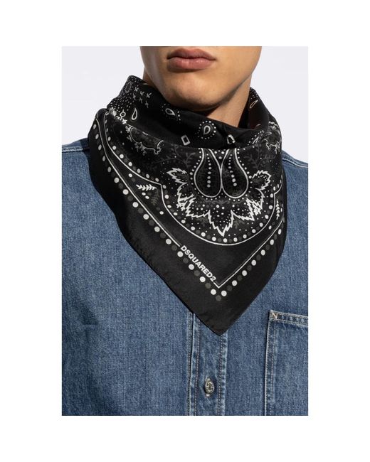 Accessories > scarves DSquared² pour homme en coloris Black