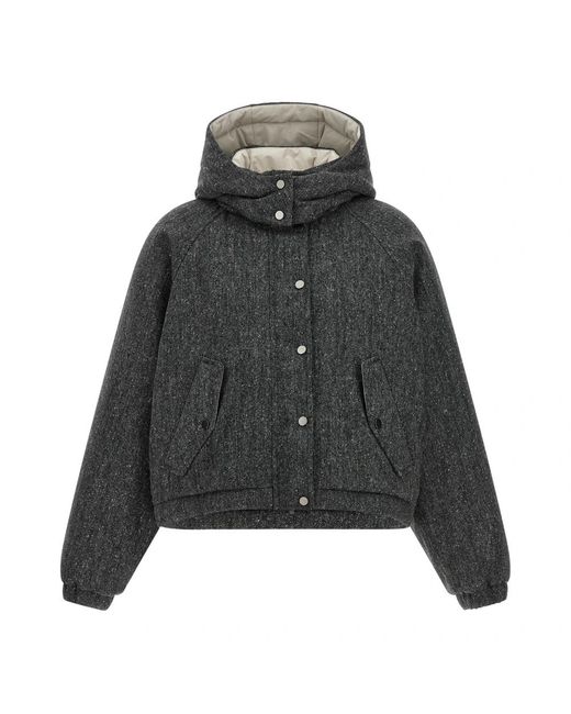 Down Jackets di Brunello Cucinelli in Black