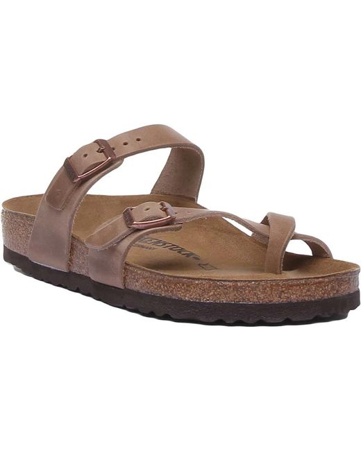 Birkenstock Brown Sliders