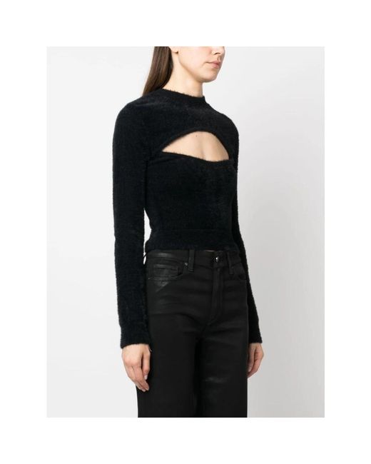 Moschino Black Round-Neck Knitwear