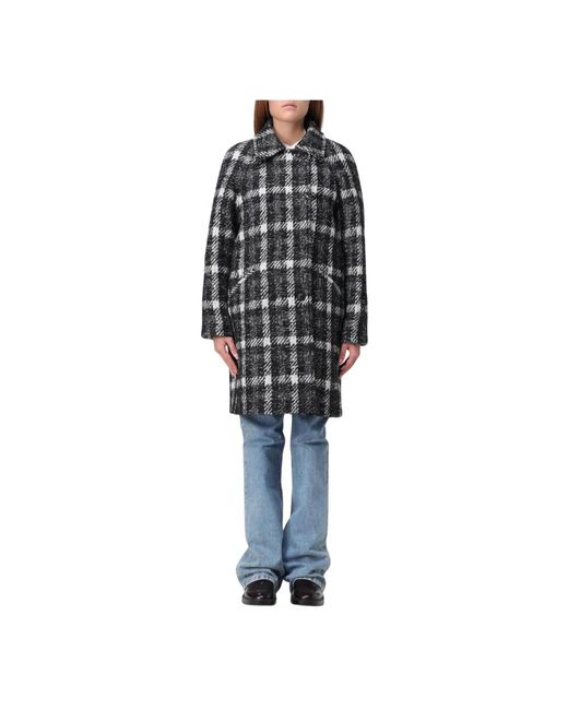 Fay Double-Breasted Coats in het Black