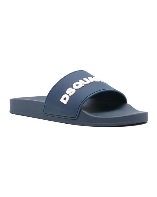 DSquared² Blue Sliders for men
