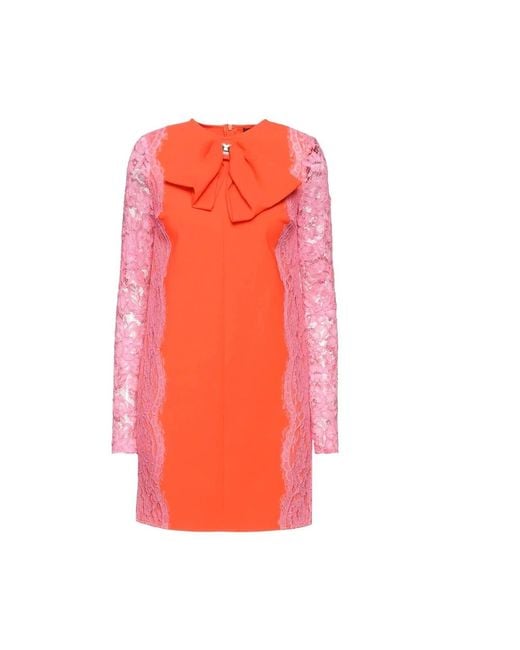 Elisabetta Franchi Red Short Dresses