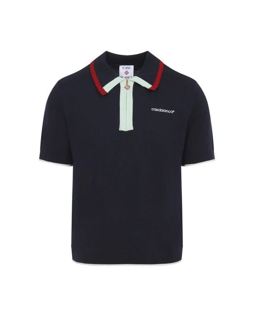 Casablanca Blue Polo Shirts for men