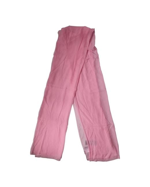 Dolce & Gabbana Pink Silky Scarves