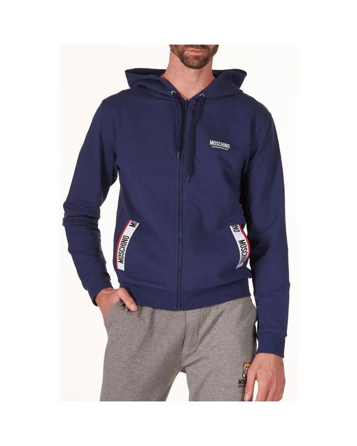 Zip-Throughs Moschino pour homme en coloris Blue