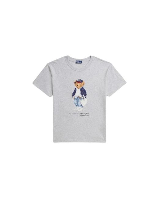 Polo Ralph Lauren White T-Shirts