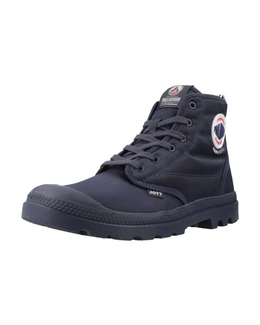 Lace-Up Boots di Palladium in Blue da Uomo