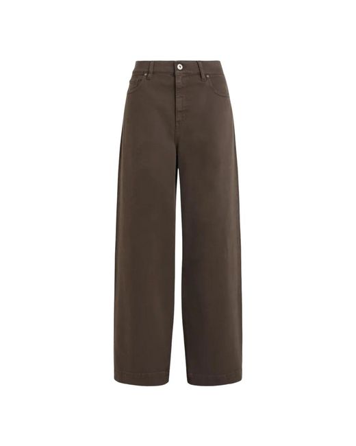 P.A.R.O.S.H. Brown Wide Trousers