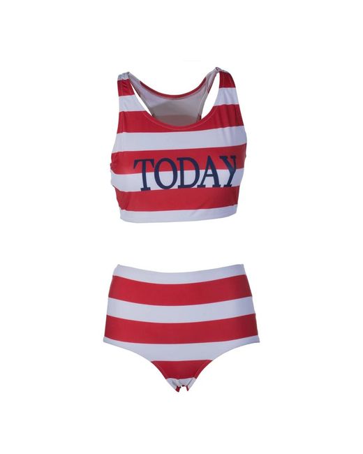 Alberta Ferretti Red Bikinis
