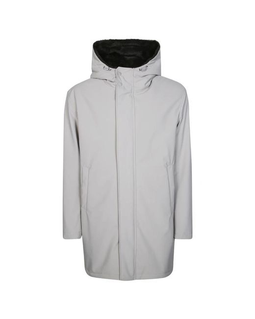 Herno Jassen ,Grijs ,Polyester Keystone Parka in het Gray voor heren